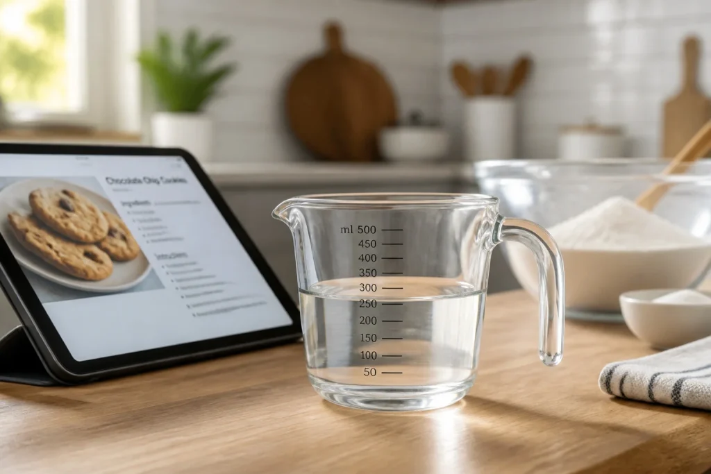 Mesure de precision pour la patisserie