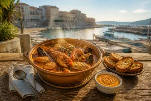 Recette bouillabaisse : poissons, bouillon et rouille
