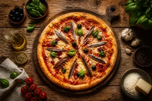 Recette pizza anchois : l&rsquo;art de l&rsquo;équilibre salin