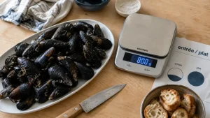 400 g en entrée, 800 g en plat principal : combien de moules prévoir par personne