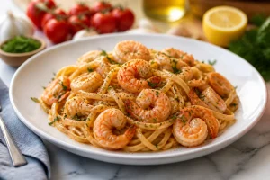 Pâtes aux crevettes : la recette express qui va te régaler